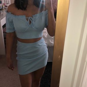 Two piece skirt set